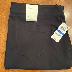 Style & Co black crop pants size XL